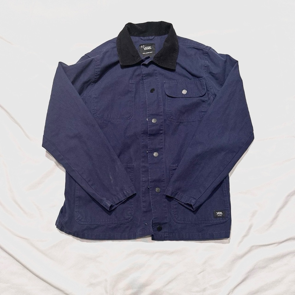 VANS NAVY BLUE DRILL CHORE COAT‼️